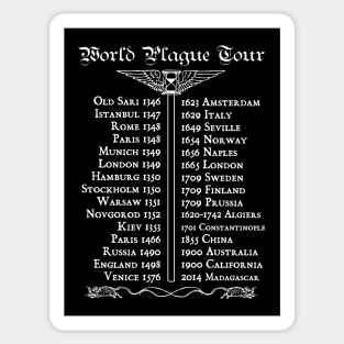 World Plague Tour Sticker